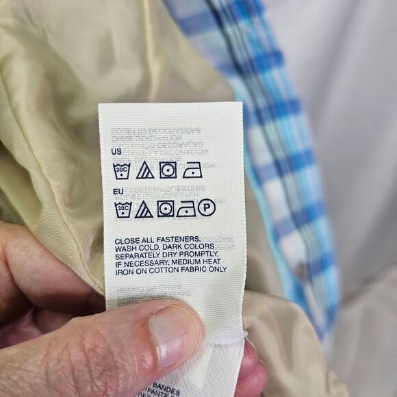 Tommy Hilfiger Blue Plaid The Tommy Blazer Jacket Size Small - Picture 11 of 14